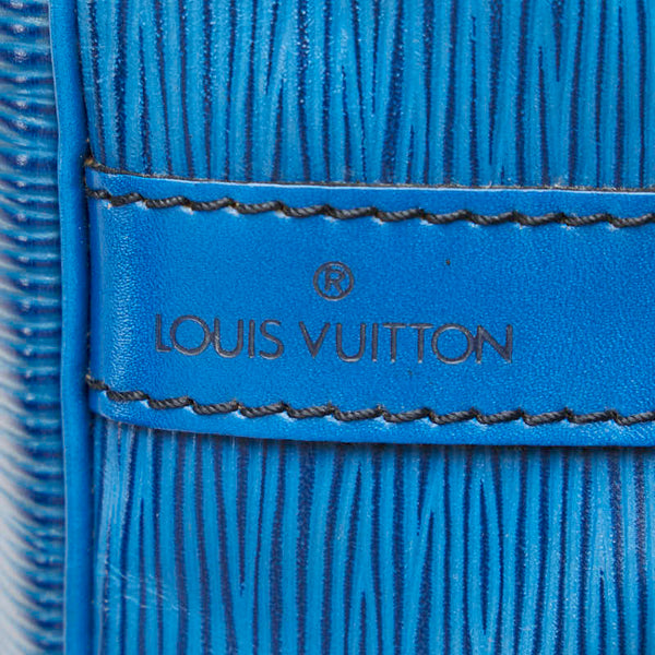 ルイ ヴィトン エピ プチ ノエ ショルダーバッグ M44105 トレドブルー レザー レディース LOUIS VUITTON 【中古】