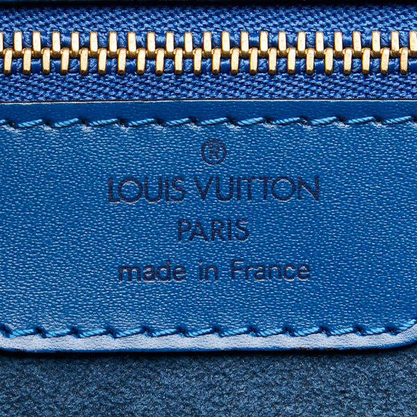 ルイ ヴィトン エピ サンジャック ショッピング トートバッグ M52335 トレドブルー レザー レディース LOUIS VUITTON 【中古】