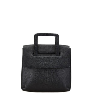 ロエベ ハンドバッグ ブラック レザー レディース LOEWE 【中古】