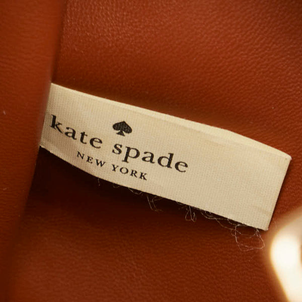 ケイトスペード フリンジ ハンドバッグ トートバッグ イエロー レザー レディース Kate Spade 【中古】