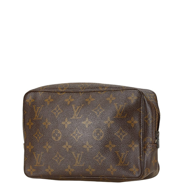 ルイ ヴィトン モノグラム トゥルース トワレット23 セカンドバッグ M47524 ブラウン PVC レザー レディース LOUIS VUITTON 【中古】