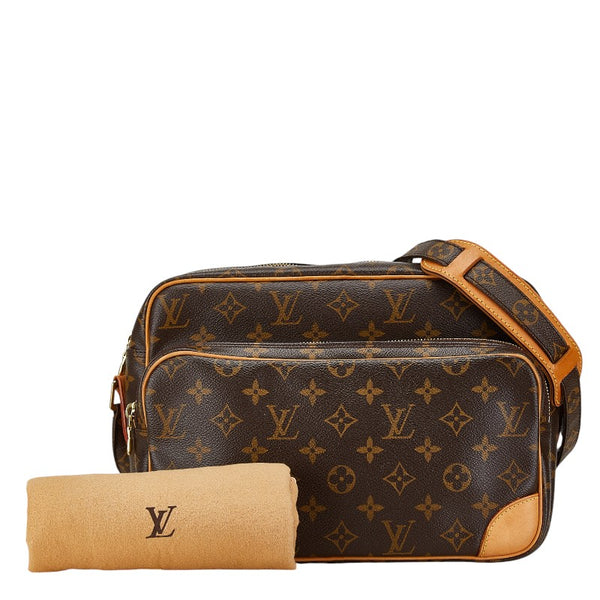 ルイ ヴィトン モノグラム ナイル 斜め掛け ショルダーバッグ M45244 ブラウン PVC レザー レディース LOUIS VUITTON 【中古】