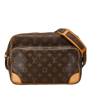 ルイ ヴィトン モノグラム ナイル 斜め掛け ショルダーバッグ M45244 ブラウン PVC レザー レディース LOUIS VUITTON 【中古】