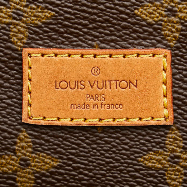 ルイ ヴィトン モノグラム ソミュール43 斜め掛け ショルダーバッグ M42252 ブラウン PVC レザー レディース LOUIS VUITTON 【中古】