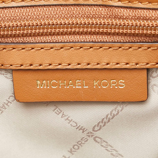 マイケルコース MKモノグラム リュック バックパック ブラウン PVC レザー レディース Michael Kors 【中古】