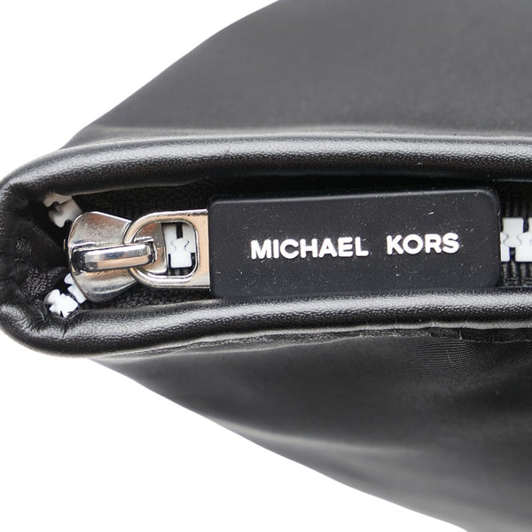 マイケルコース ハンドバッグ トートバッグ ブラック ホワイト ナイロン レザー レディース Michael Kors 【中古】