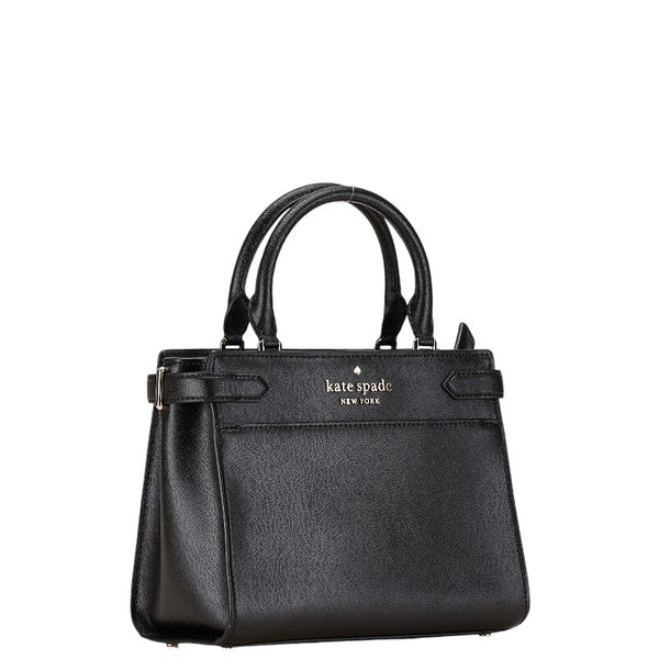 ケイトスペード ハンドバッグ ショルダーバッグ 2WAY WKRU7097 ブラック レザー レディース Kate Spade 【中古】