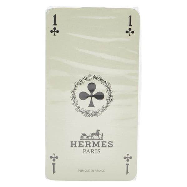 エルメス パズル柄 トランプ レッド 紙 レディース HERMES 【中古】