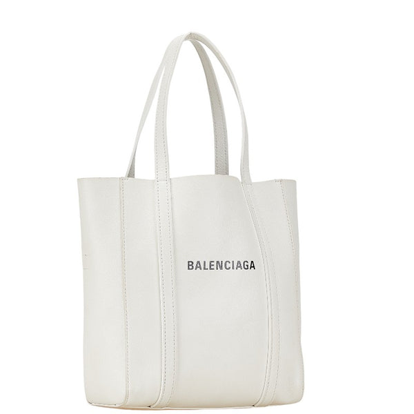 バレンシアガ エブリデイ XXS トートバッグ ショルダーバッグ 2WAY 551815 ホワイト レザー レディース BALENCIAGA 【中古】