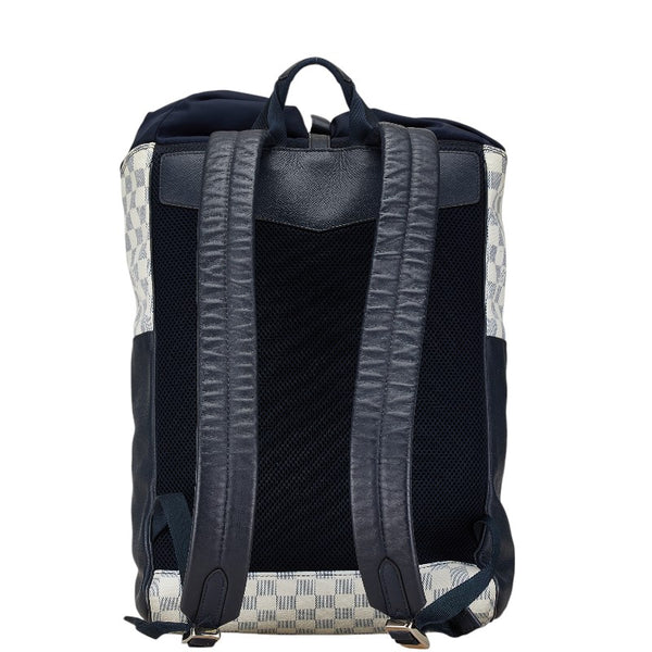 ルイ ヴィトン ダミエコースト マッチポイント リュックバックパック N40018 ネイビー ホワイト PVC ナイロン レディース LOUIS VUITTON 【中古】