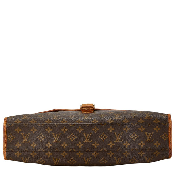 ルイ ヴィトン モノグラム ビバリー ハンドバッグ ショルダーバッグ 2WAY M51121 ブラウン PVC レザー レディース LOUIS VUITTON 【中古】