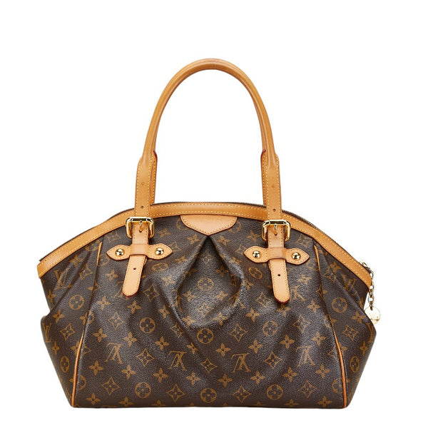 ルイ ヴィトン モノグラム ティヴォリGM ハンドバッグ ショルダーバッグ M40144 ブラウン PVC レザー レディース LOUIS VUITTON 【中古】