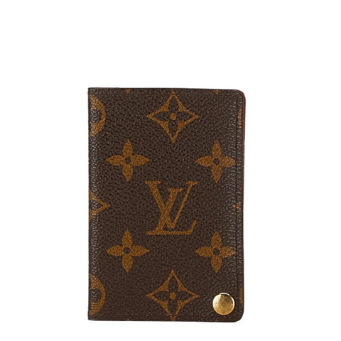 ルイ ヴィトン モノグラム ポルトカルト クレディ プレッシオン カードケース M60937 ブラウン PVC レザー レディース LOUIS VUITTON 【中古】