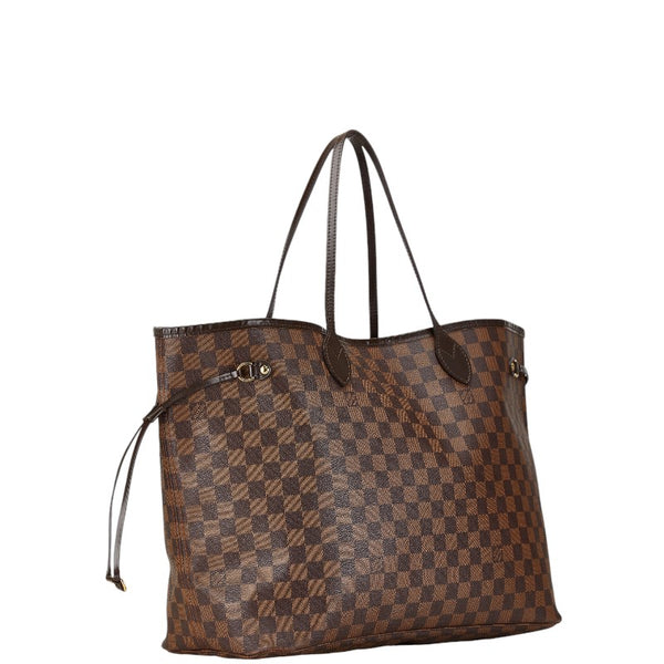 ルイ ヴィトン モノグラム ネヴァーフルGM トートバッグ ショルダーバッグ M40157 ブラウン PVC レザー レディース LOUIS VUITTON 【中古】