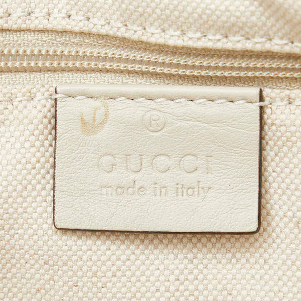 グッチ グッチシマ スーキー トートバッグ ショルダーバッグ 296835 ベージュ レザー レディース GUCCI 【中古】