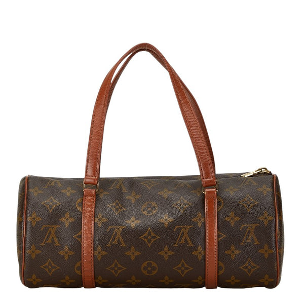 ルイ ヴィトン モノグラム パピヨン30 ショルダーバッグ M51365 ブラウン PVC レザー レディース LOUIS VUITTON 【中古】