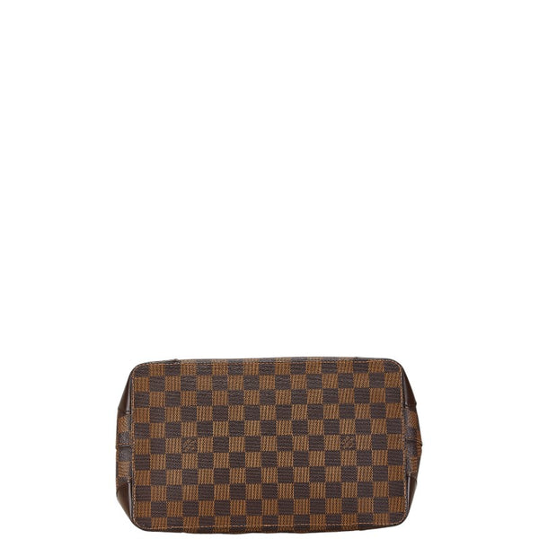 ルイ ヴィトン ダミエ ハムステッドPM トートバッグ N51205 エベヌ ブラウン PVC レザー レディース LOUIS VUITTON 【中古】