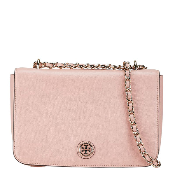 トリーバーチ チェーンショルダーバッグ ピンク レザー レディース Tory Burch 【中古】