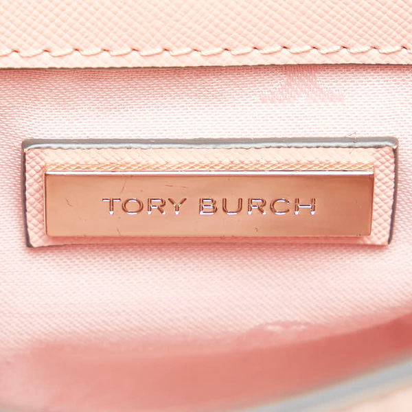 トリーバーチ チェーンショルダーバッグ ピンク レザー レディース Tory Burch 【中古】