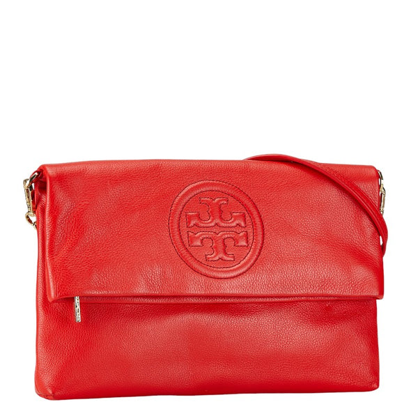 トリーバーチ ショルダーバッグ レッド レザー レディース Tory Burch 【中古】