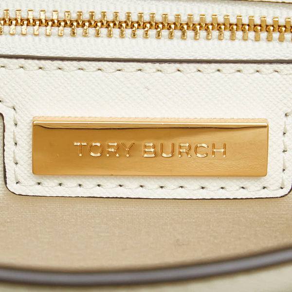 トリーバーチ ハンドバッグ チェーンショルダーバッグ ホワイト レザー レディース Tory Burch 【中古】