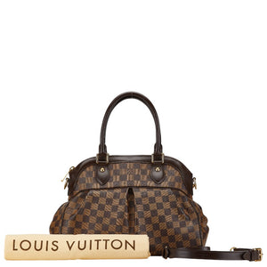 ルイ ヴィトン ダミエ トレヴィPM ハンドバッグ ショルダーバッグ 2WAY N51997 ブラウン PVC レザー レディース LOUIS VUITTON 【中古】