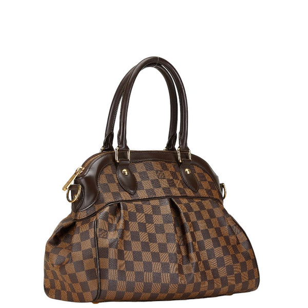 ルイ ヴィトン ダミエ トレヴィPM ハンドバッグ ショルダーバッグ 2WAY N51997 ブラウン PVC レザー レディース LOUIS VUITTON 【中古】