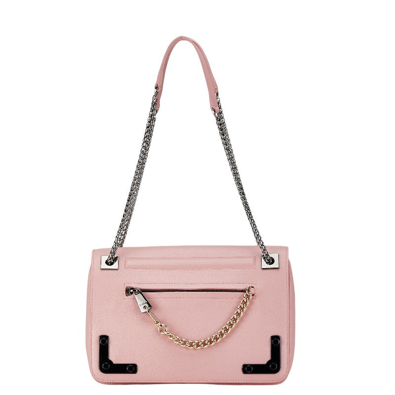 フルラ ハンドバッグ チェーンショルダーバッグ ピンク レザー レディース Furla 【中古】