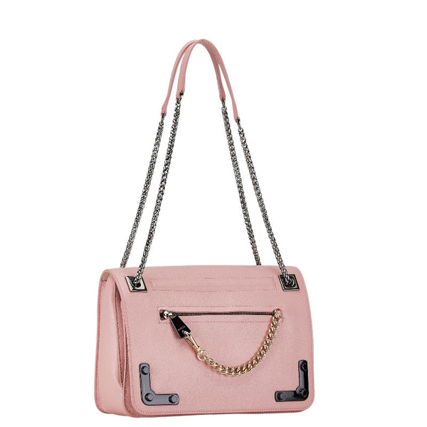 フルラ ハンドバッグ チェーンショルダーバッグ ピンク レザー レディース Furla 【中古】