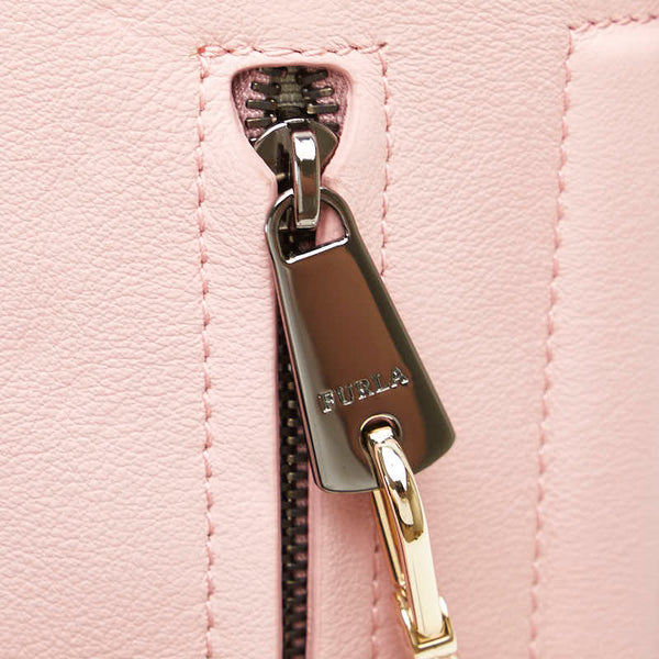 フルラ ハンドバッグ チェーンショルダーバッグ ピンク レザー レディース Furla 【中古】