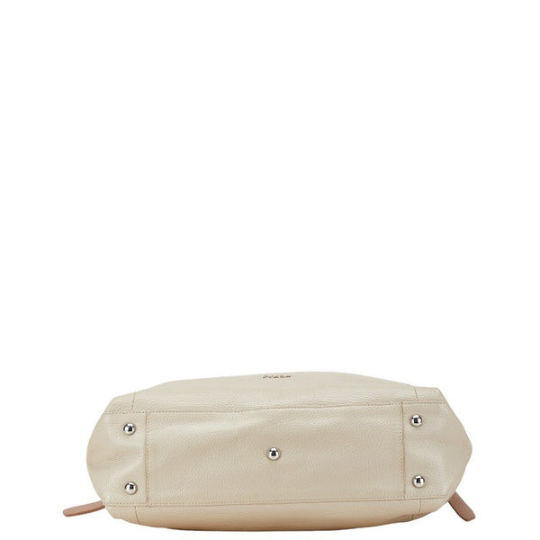 フルラ ハンドバッグ ショルダーバッグ 2WAY ベージュ ピンク レザー レディース Furla 【中古】