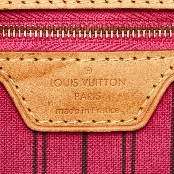 ルイ ヴィトン モノグラム ネヴァーフルMM トートバッグ ショルダーバッグ M40995 ブラウン PVC レザー レディース LOUIS VUITTON 【中古】