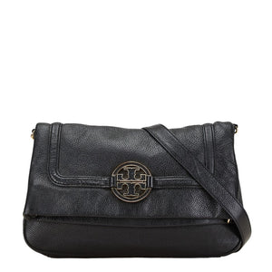 トリーバーチ ショルダーバッグ クラッチバッグ 2WAY ブラック レザー レディース Tory Burch 【中古】