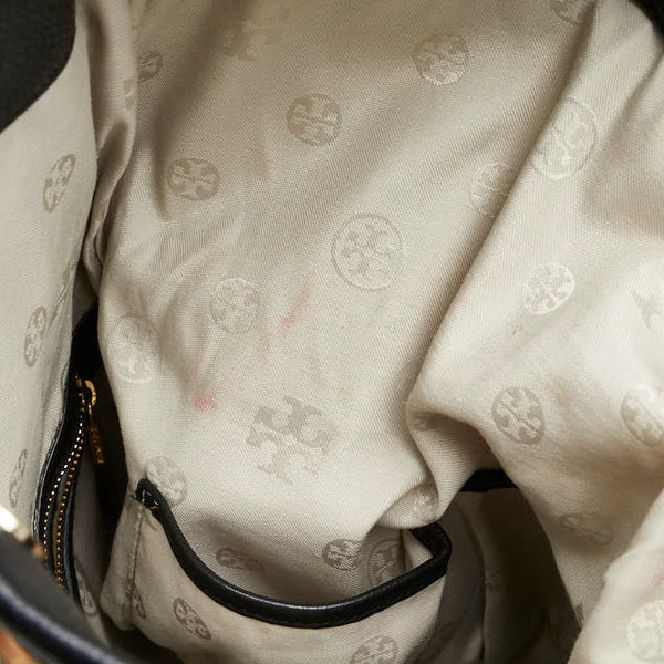 トリーバーチ ショルダーバッグ クラッチバッグ 2WAY ブラック レザー レディース Tory Burch 【中古】