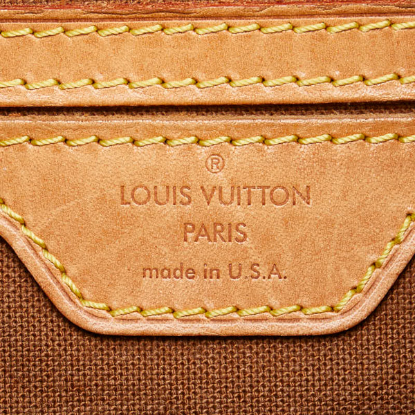 ルイ ヴィトン モノグラム モンスリGM リュック バックパック M51135 ブラウン PVC レザー レディース LOUIS VUITTON 【中古】