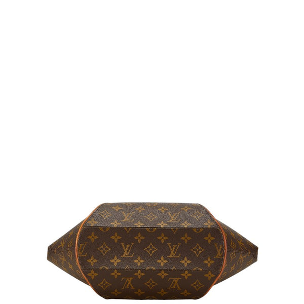 ルイ ヴィトン モノグラム エリプスMM ハンドバッグ M51126 ブラウン PVC レザー レディース LOUIS VUITTON 【中古】