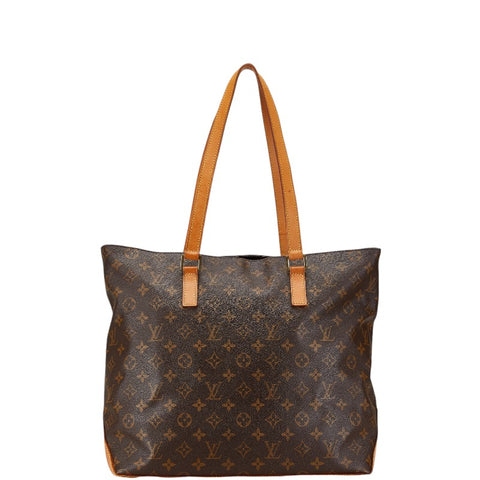 ルイ ヴィトン モノグラム カバメゾ ショルダーバッグ トートバッグ  M51151 ブラウン PVC レザー レディース LOUIS VUITTON 【中古】