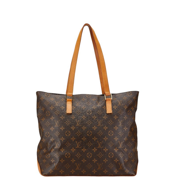 ルイ ヴィトン モノグラム カバメゾ ショルダーバッグ トートバッグ  M51151 ブラウン PVC レザー レディース LOUIS VUITTON 【中古】