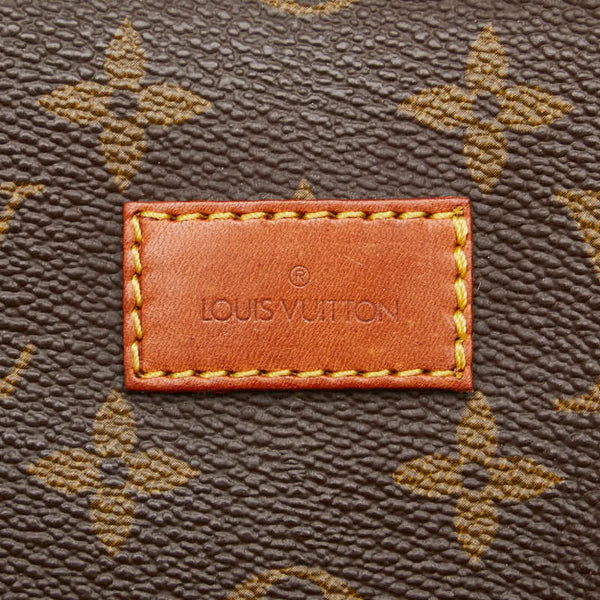 ルイ ヴィトン モノグラム ソミュール 斜め掛け ショルダーバッグ M42256 ブラウン PVC レザー レディース LOUIS VUITTON 【中古】