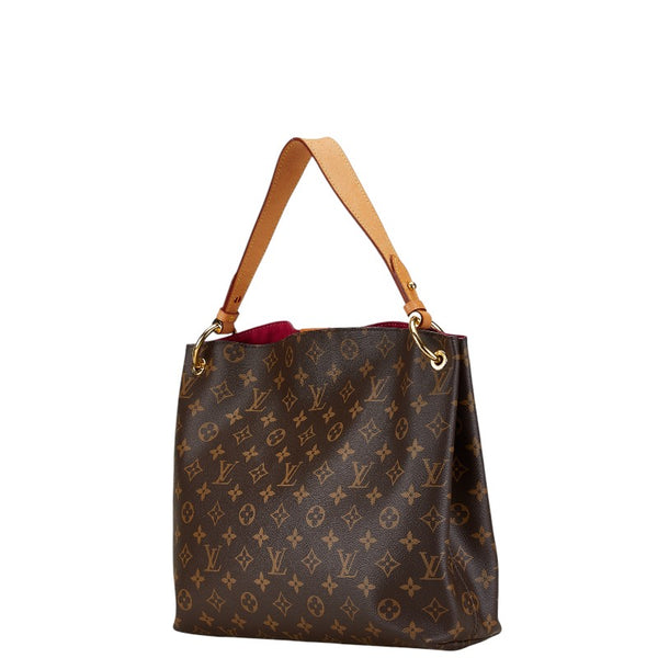 ルイ ヴィトン モノグラム グレースフルPM ワンショルダーバッグ M43701 ブラウン PVC レザー レディース LOUIS VUITTON 【中古】