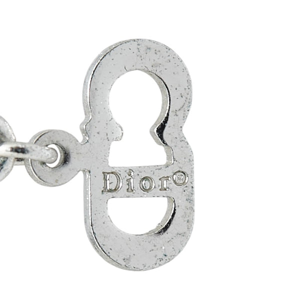 ディオール Dロゴ モチーフ ブレスレット シルバー メタル レディース Dior 【中古】