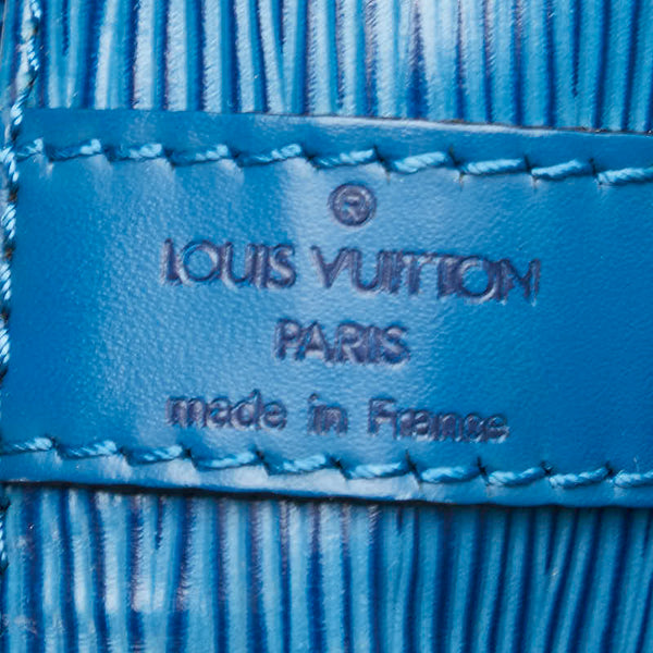 ルイ ヴィトン エピ プチノエ ショルダーバッグ M44105 トレドブルー レザー レディース LOUIS VUITTON 【中古】