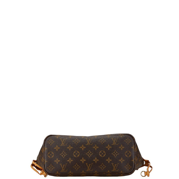 ルイ ヴィトン モノグラム ネヴァーフルPM ハンドバッグ トートバッグ M40155 ブラウン PVC レザー レディース LOUIS VUITTON 【中古】