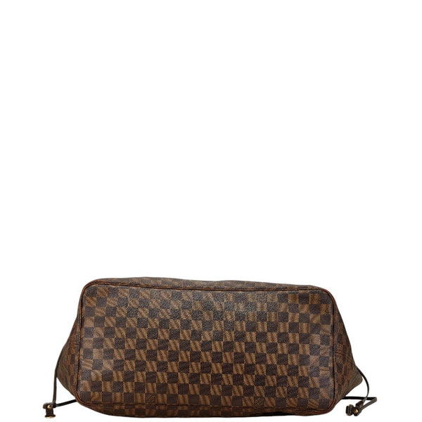 ルイ ヴィトン ダミエ ネヴァーフルGM トートバッグ ショルダーバッグ N51106 ブラウン PVC レザー レディース LOUIS VUITTON 【中古】