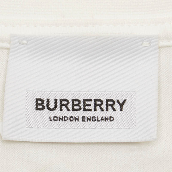 バーバリー ホースフェリープリント 半袖Ｔシャツ サイズ：L ホワイト レッド コットン メンズ BURBERRY 【中古】