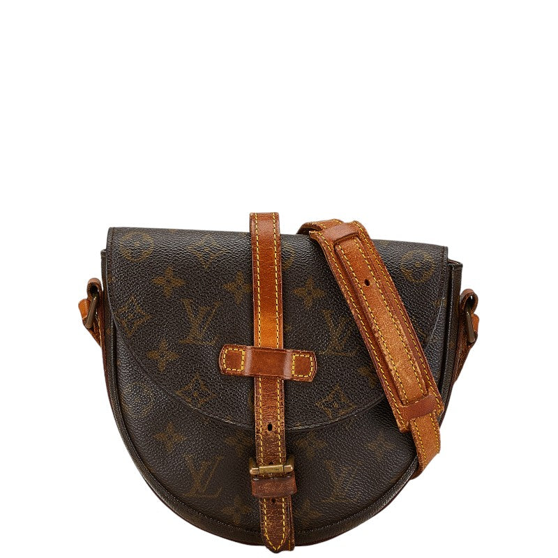 ルイ ヴィトン モノグラム シャンティPM  斜め掛け ショルダーバッグ M40646 ブラウン PVC レザー レディース LOUIS VUITTON 【中古】