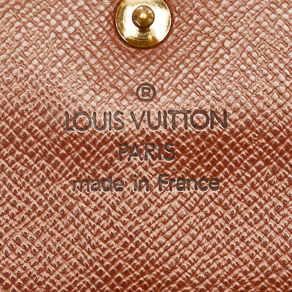 ルイ ヴィトン モノグラム ポルトフォイユ サラ 長財布 M61734 ブラウン PVC レザー レディース LOUIS VUITTON 【中古】