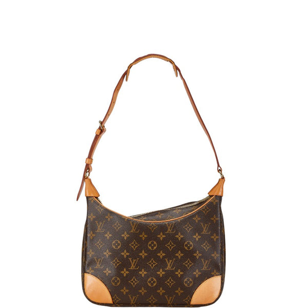 ルイ ヴィトン モノグラム ブローニュ30 斜め掛け ショルダーバッグ M51265 ブラウン PVC レザー レディース LOUIS VUITTON 【中古】