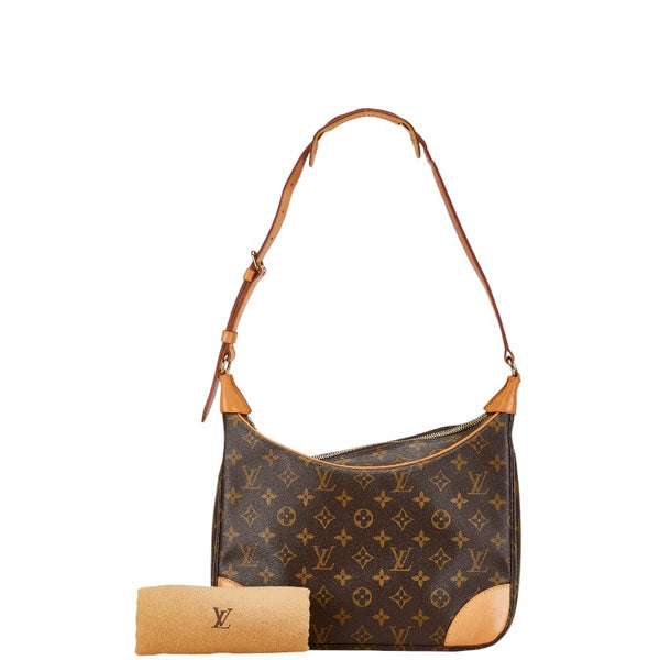 ルイ ヴィトン モノグラム ブローニュ30 斜め掛け ショルダーバッグ M51265 ブラウン PVC レザー レディース LOUIS VUITTON 【中古】