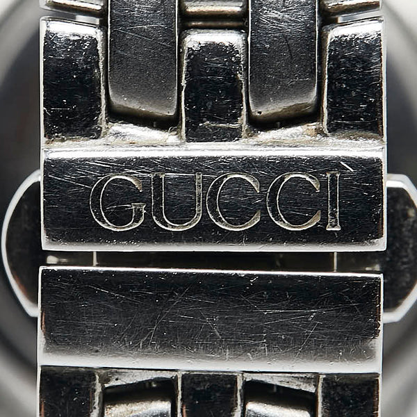 グッチ 腕時計 5500L クオーツ シルバー文字盤 ステンレススチール レディース GUCCI 【中古】